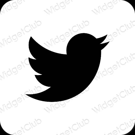 Aesthetic Twitter app icons