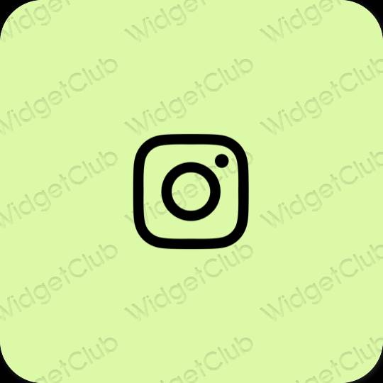 Estetické ikony aplikací Instagram