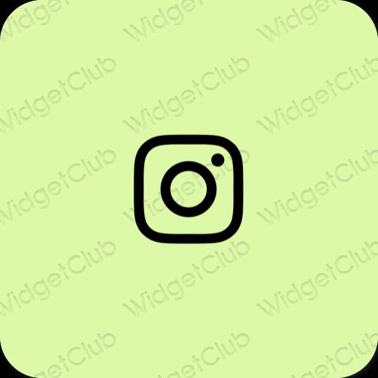 Estetické ikony aplikací Instagram
