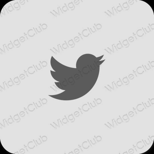 Esthetische Twitter app-pictogrammen