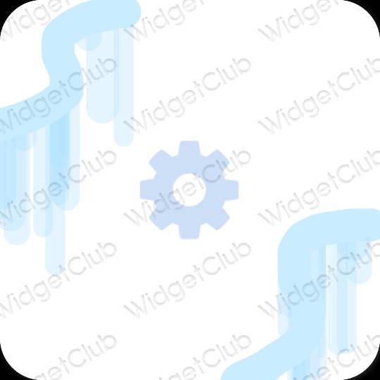 Esthetische Settings app-pictogrammen