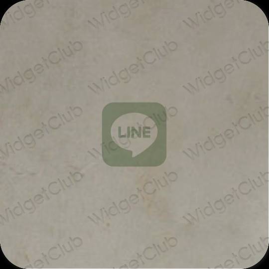 جمالية LINE أيقونات التطبيقات