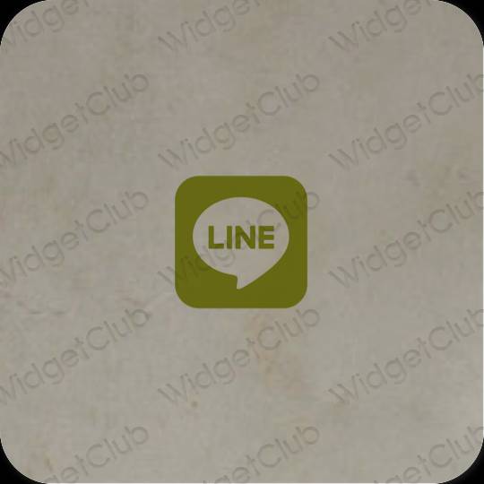 جمالية LINE أيقونات التطبيقات