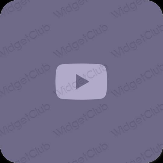 Esthetische Youtube app-pictogrammen