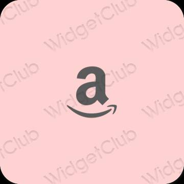 Ästhetisch Rosa Amazon App-Symbole