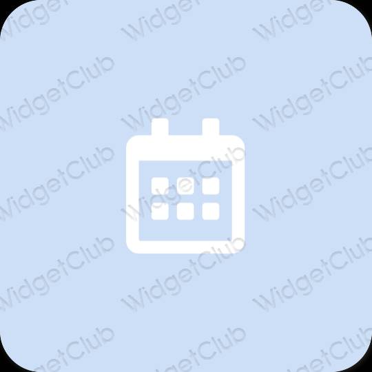 Estética Calendar iconos de aplicaciones