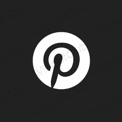 미적 Pinterest 앱 아이콘