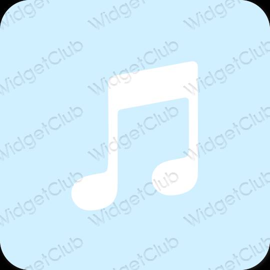 Esthetische Apple Music app-pictogrammen