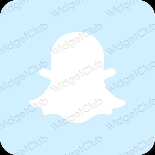 Pictograme pentru aplicații snapchat estetice