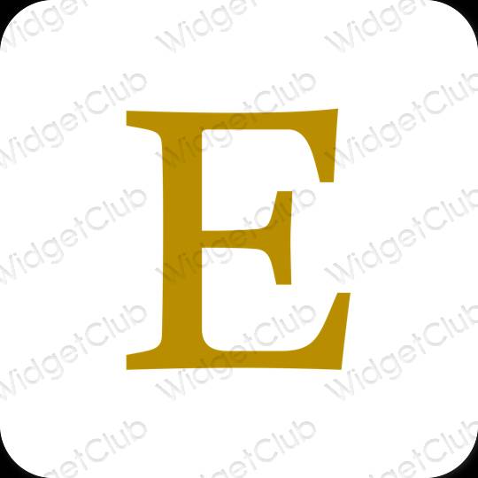 Ästhetische Etsy App-Symbole