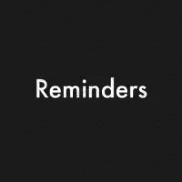 Esthetische Reminders app-pictogrammen