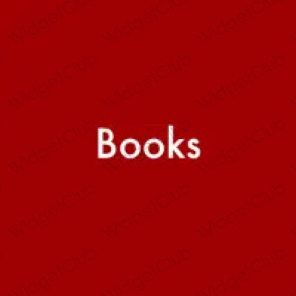 Estetsko vijolična Books ikone aplikacij