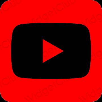 Estetiska Youtube appikoner