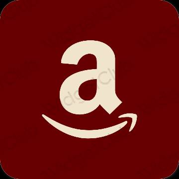 Естетичний коричневий Amazon значки програм