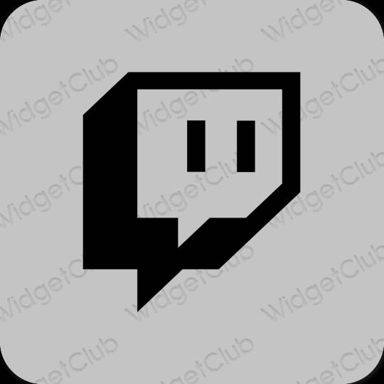 Estetske Twitch ikone aplikacij