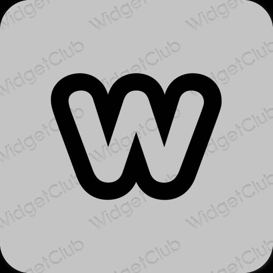 Esthetische Weebly app-pictogrammen