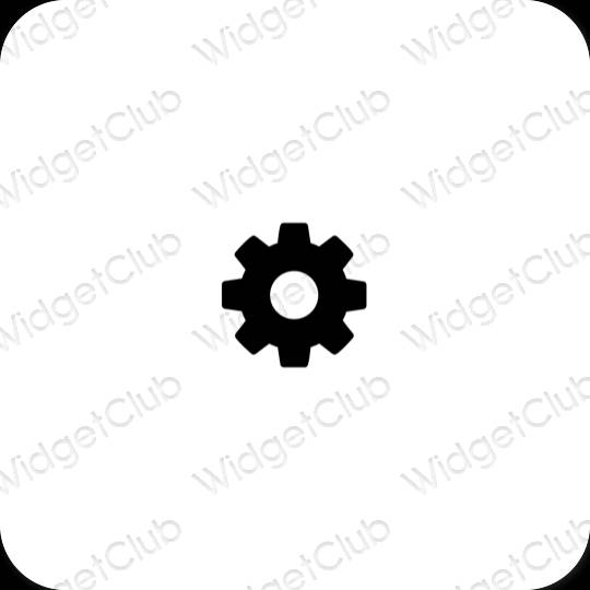 Ästhetische Settings App-Symbole