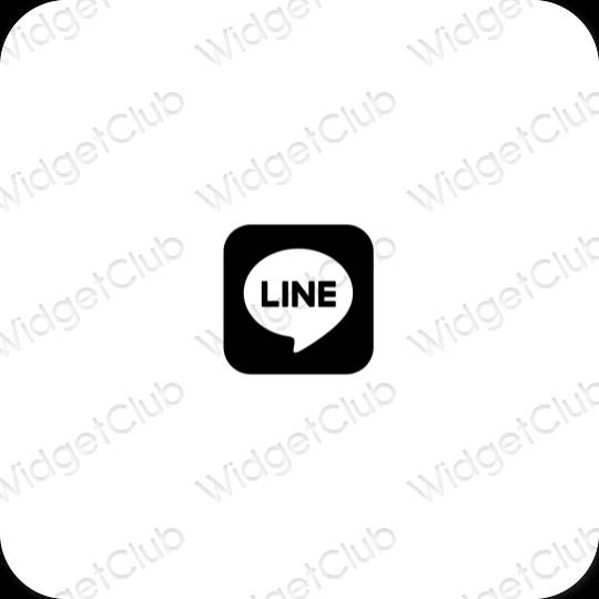 Aesthetic LINE app icons