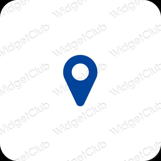 Icone delle app Google Map estetiche