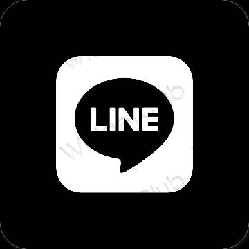 Estetske LINE ikone aplikacij