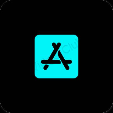 Thẩm mỹ đen AppStore biểu tượng ứng dụng