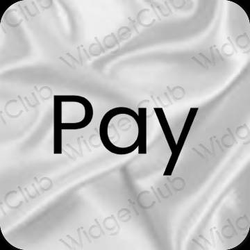 Esthetische PayPay app-pictogrammen