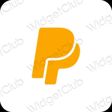 Estética Paypal iconos de aplicaciones