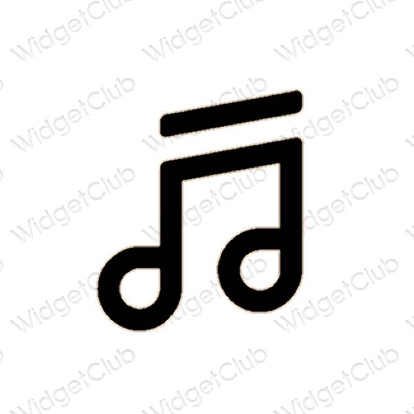 Estética LINE MUSIC iconos de aplicaciones