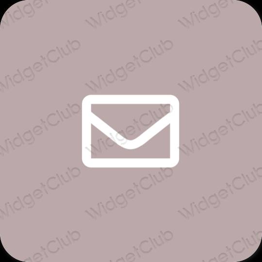 Естетичен розово Mail икони на приложения