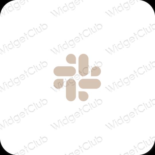 Estetyczne Slack ikony aplikacji