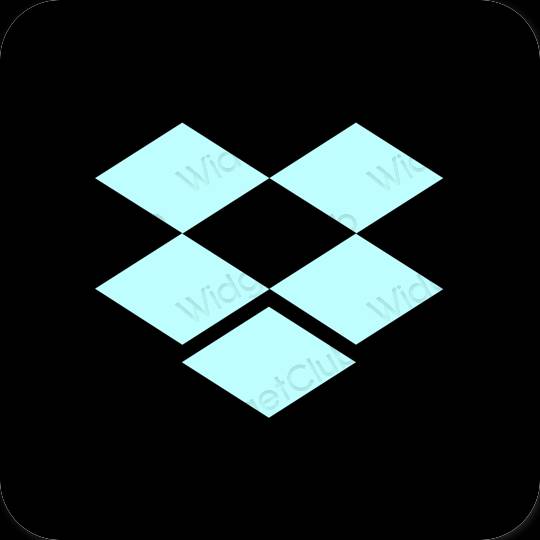 Estetik Dropbox uygulama simgeleri
