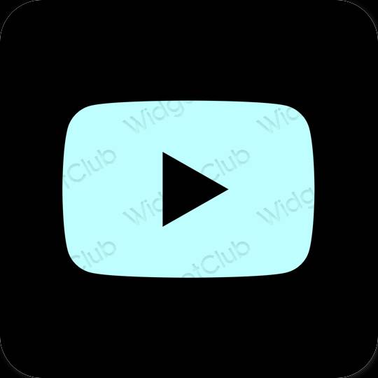 Icônes d'application Youtube esthétiques