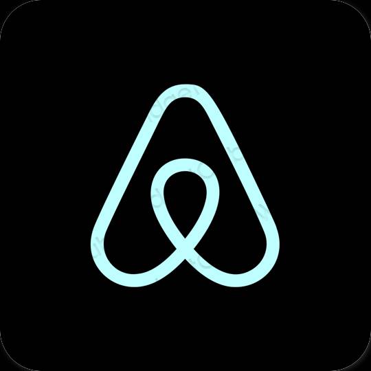 Ikon apl Airbnb Estetik