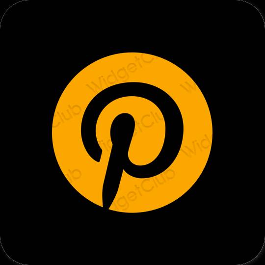 Icone delle app Pinterest estetiche