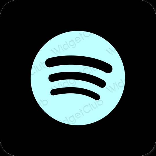 Estética Spotify ícones de aplicativos