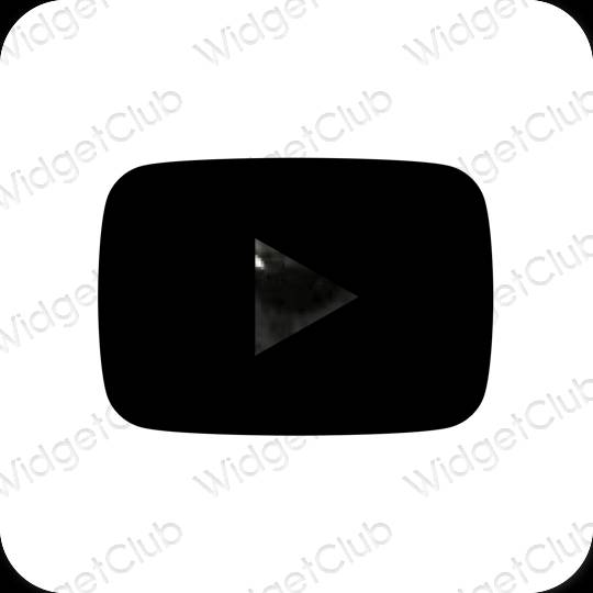 Esthetische Youtube app-pictogrammen