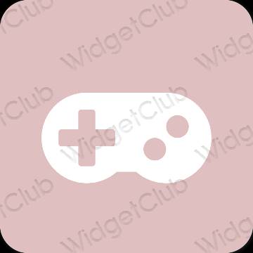 Estetsko roza discord ikone aplikacij
