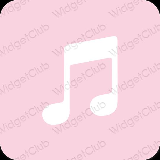 ไอคอนแอพ Aesthetic Apple Music