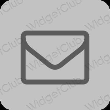 Estetico grigio Gmail icone dell'app