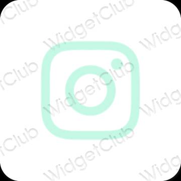 Estetické ikony aplikací Instagram