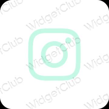 Estetické ikony aplikací Instagram