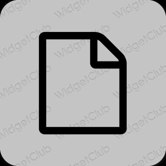 Estetické ikony aplikací Notes