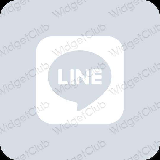 جمالية LINE أيقونات التطبيقات