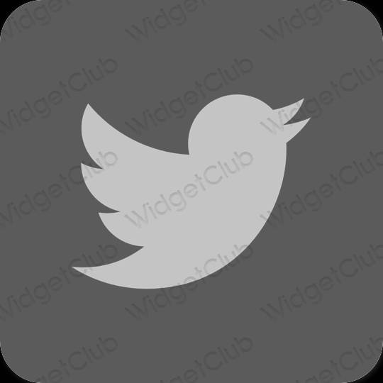 Esthetische Twitter app-pictogrammen