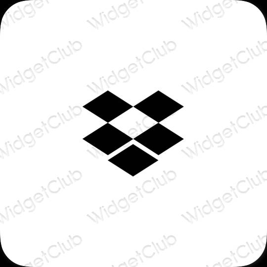 Esthetische Dropbox app-pictogrammen