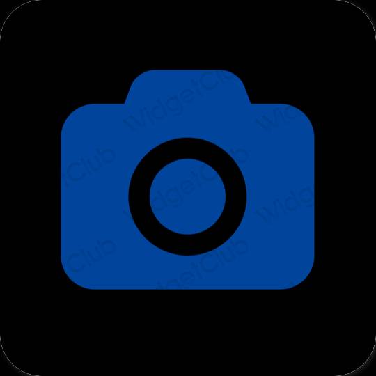 Estetis ungu Camera ikon aplikasi