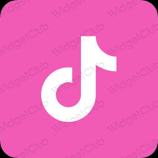 សោភ័ណ ពណ៌ស្វាយ TikTok រូបតំណាងកម្មវិធី
