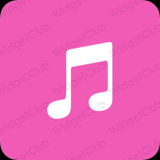 សោភ័ណ ពណ៌ស្វាយ Apple Music រូបតំណាងកម្មវិធី