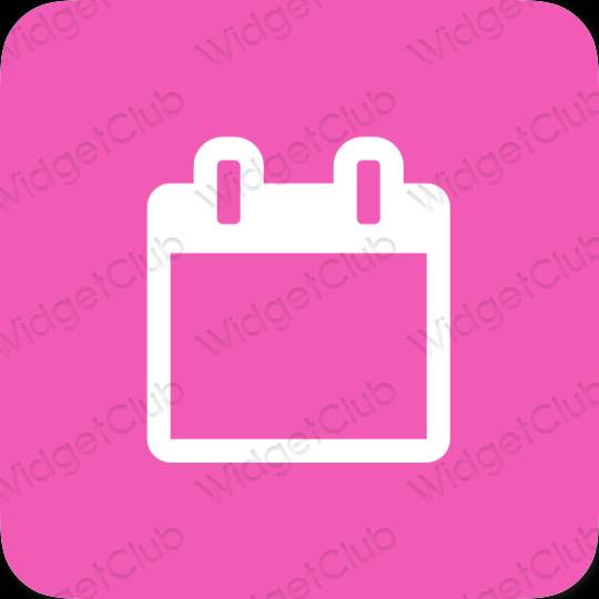 Aesthetic purple Calendar app icons