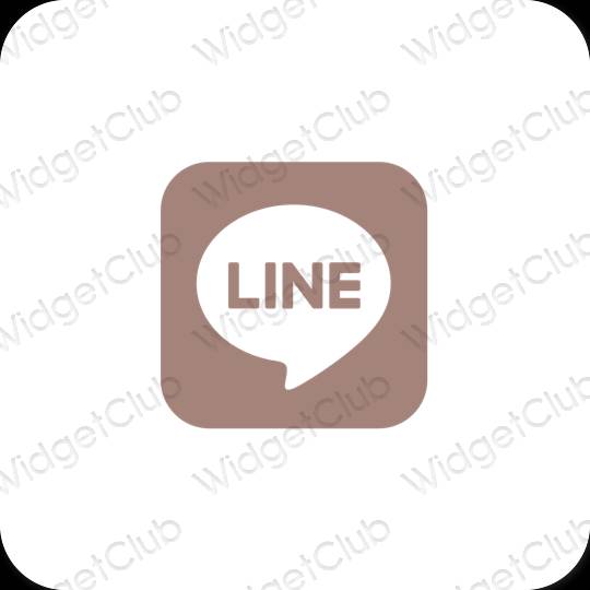 Αισθητικά LINE εικονίδια εφαρμογής